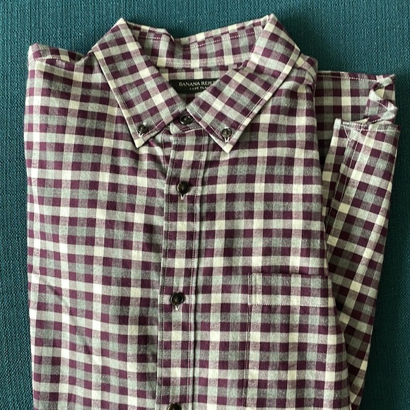Banana Republic Large Grant fit Luxe Flannel - Picture 3 of 4